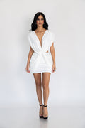 Minivestido blanco